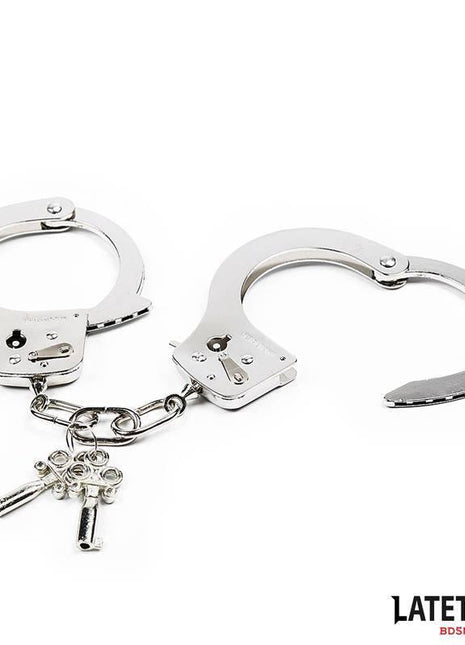 Adjustable Metal Wrist Cuffs - 85g Silver Restraints
