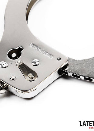 Adjustable Metal Wrist Cuffs - 85g Silver Restraints