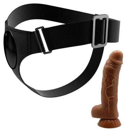Adjustable Michael Harness with Realistic Dildo