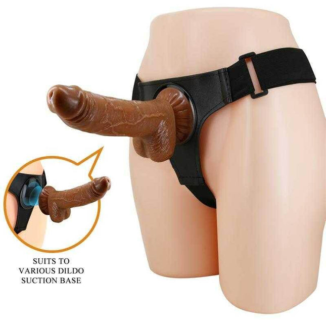 Adjustable Michael Harness with Realistic Dildo