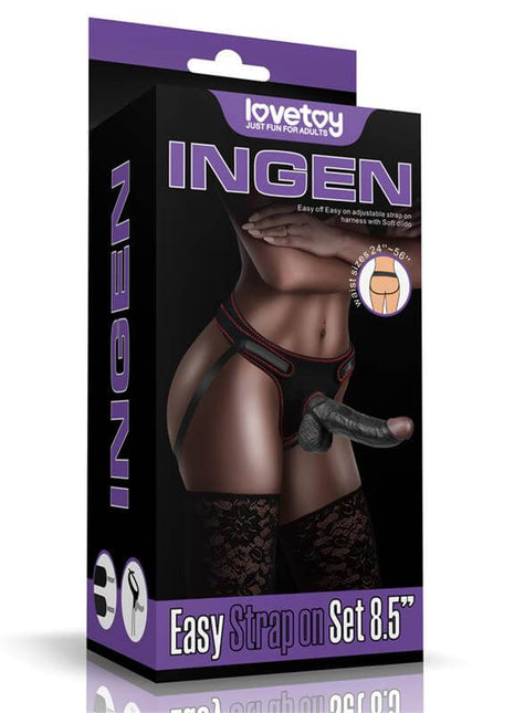 Adjustable Strap On with Dildo 8.5 – Unleash Your Desires with Comfort