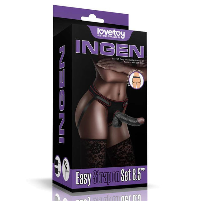 Adjustable Strap On with Dildo 8.5 – Unleash Your Desires with Comfort