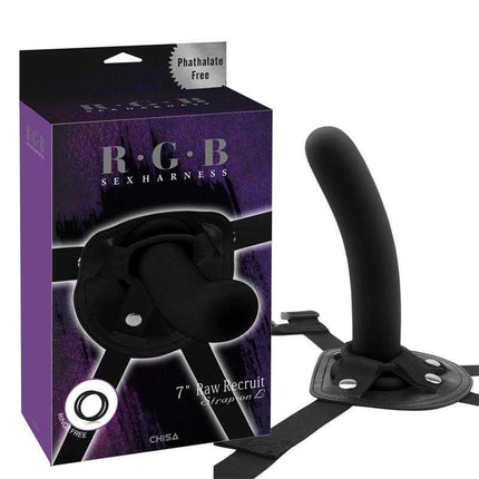 Adjustable Strap-On Dildo Harness - Raw Recruit Size L