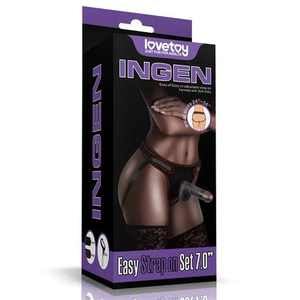 Adjustable StrapOn with Dildo 7.0