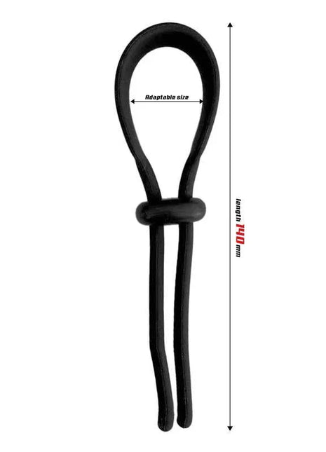 Adjustable Wider Arrest Silicone Cock Ring