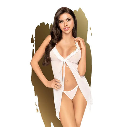 After Sunset Chemise White S M