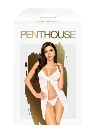 Elegant After Sunset Chemise White nightwear with adjustable straps and soft fabric displayed on a mannequin