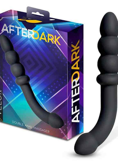 Velor Double Anal Massager Silicone