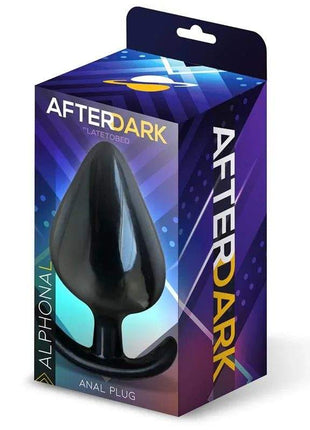 Alphona L silicone butt plug size L 11.2 cm with tapered tip and flared base