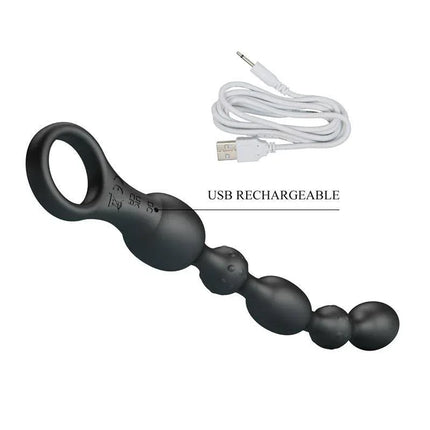 Anal Beads with Vibration Pretty Love