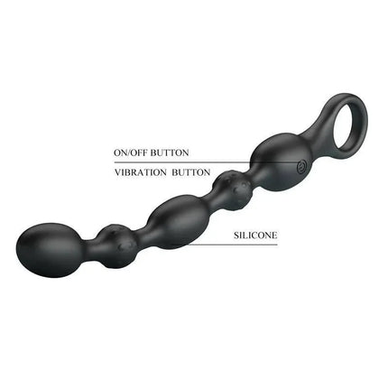 Anal Beads with Vibration Pretty Love