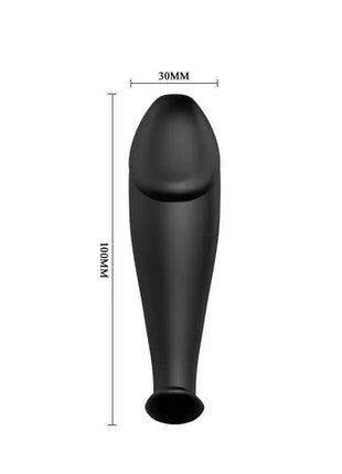 Anal Plug Black with Remote Control