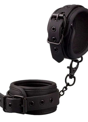 stylish ankle cuffs made of vegan leather