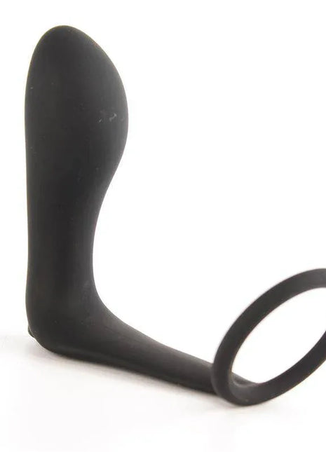 Ansel Anal Plug with Vibration and Cock Ring USB Silicone