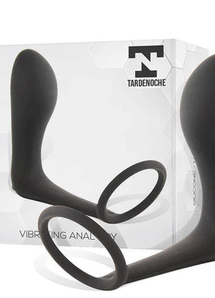 Ansel Anal Plug with Vibration and Cock Ring USB Silicone