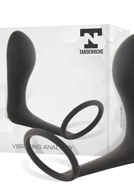 Ansel Anal Plug with Vibration and Cock Ring USB Silicone