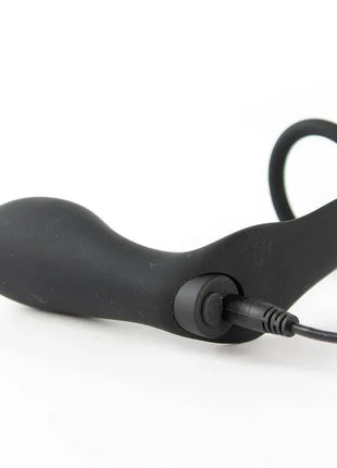 Ansel Anal Plug with Vibration and Cock Ring USB Silicone