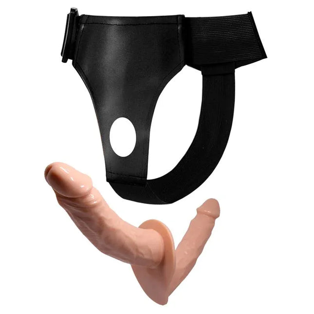 Strapon with 2 Realistic Dildos 18cm