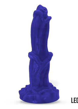 Athex Liquid Silicone Dildo 22.3 cm rose-inspired ultra-smooth silicone with suction cup base in vibrant color