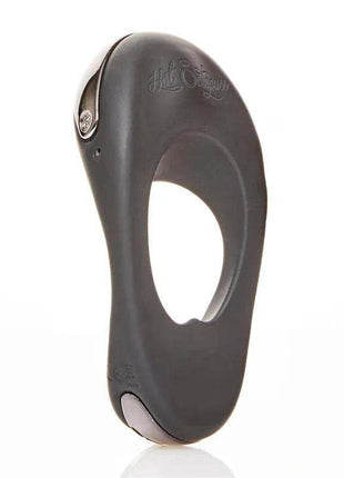 Black Atom Plus vibrating penis ring with perianal stimulator