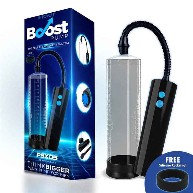 Automatic Penis Pump PSX05 USB device for enhanced intimacy and performance with USB rechargeable design