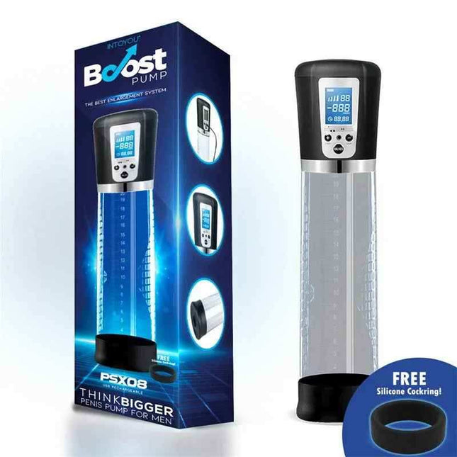 Automatic Penis Pump PSX08 USB with LCD screen and ergonomic design
