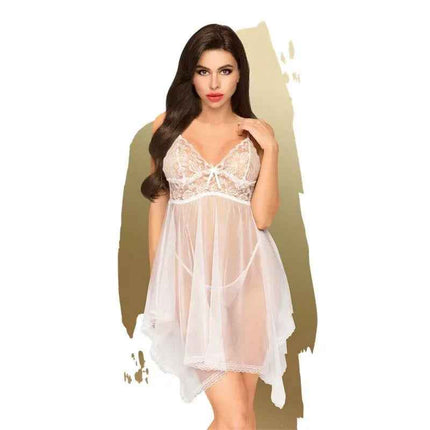 Babydoll Naughty Doll White S M