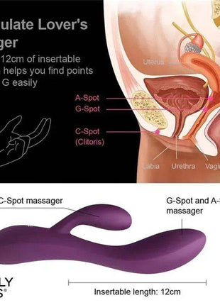 Bacall 3.0 double motor USB rechargeable silicone vibrator