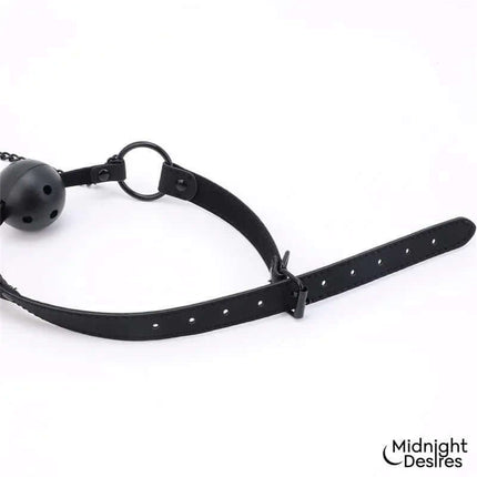 Ball Gag with Nipple Clamps