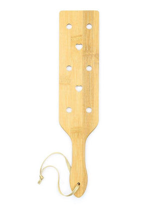 Bamboo Paddle with Hearts 33 cm