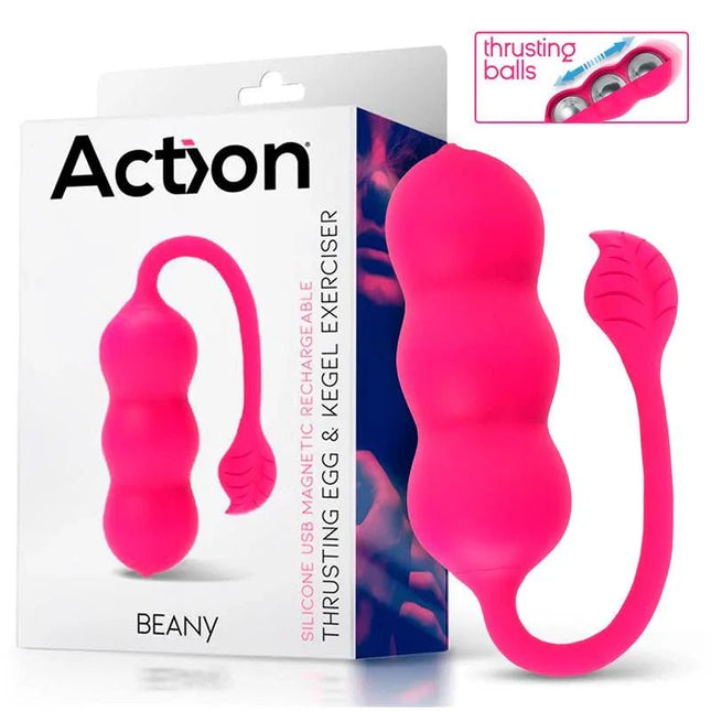 Beany Vibrating Egg Kegel Exerciser in soft silicone with ergonomic design and multiple vibration settings