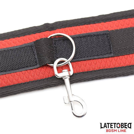 Bed Restraint Set with Blindfold Adjustable Cuffs