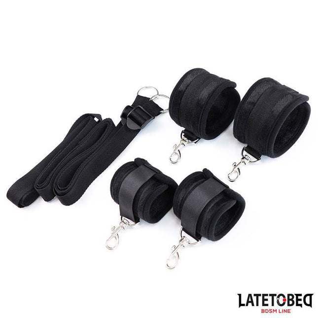 Bed Restraints Adjustable Black