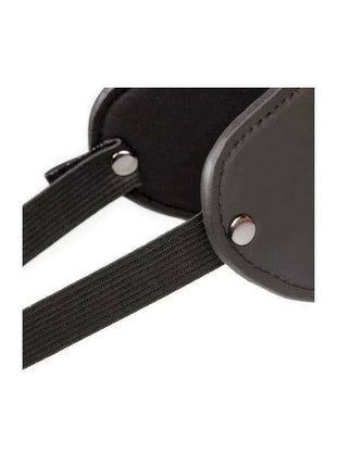 Beginners Bondage - Fantasy Kit black fabric restraint straps with smooth padded panels and silver metal rivets