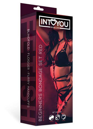 Beginners Bondage Set 3 Pieces Red