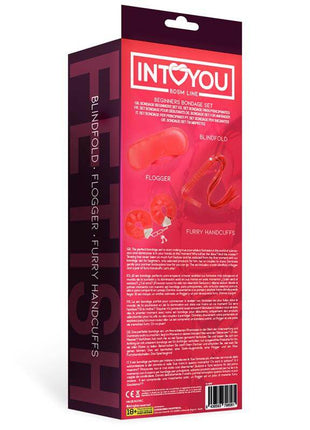 Beginners Bondage Set 3 Pieces Red