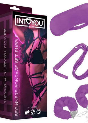 Beginners Bondage Set 3Pieces Purple