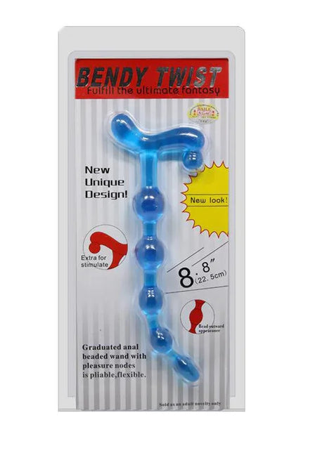 Bendy Anal Beads for Pleasure - Blue
