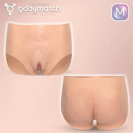 Bennie Realistic Vagina and Anus Panties Liquid Silicone Size M