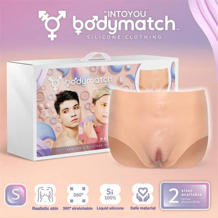 Realistic Vagina and Anus Panties Bennie Liquid Silicone Size S