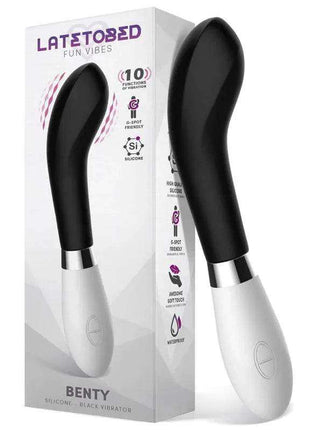 Benty Vibe Silicone Black ergonomic waterproof personal massager