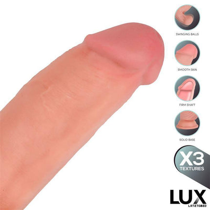 Bernd Triple Density Dildo with Swinging Balls 9.2
