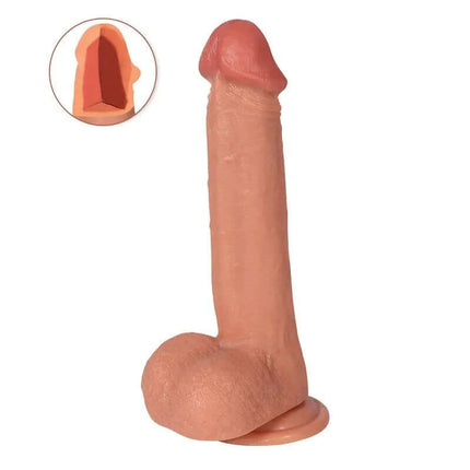 Bill Dildo Dual Layer Silicone 8.66