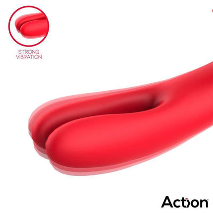Vibe with Brushing Clit Stimulator and Alternating Function Bilma