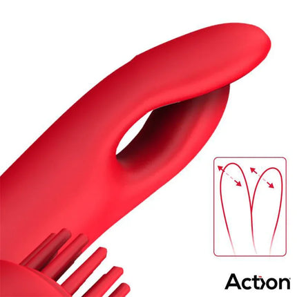 Vibe with Brushing Clit Stimulator and Alternating Function Bilma