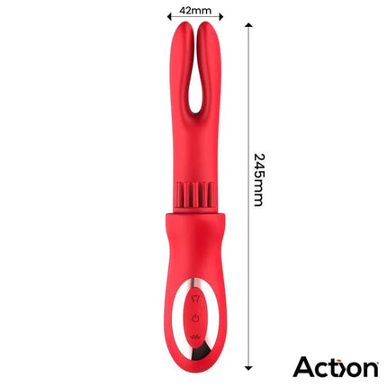 Vibe with Brushing Clit Stimulator and Alternating Function Bilma