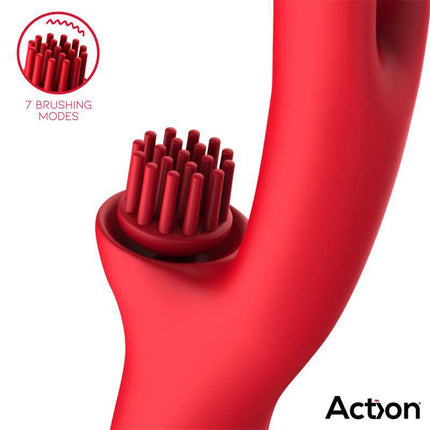 Vibe with Brushing Clit Stimulator and Alternating Function Bilma
