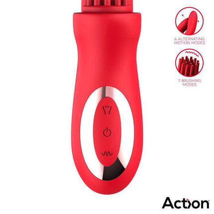 Vibe with Brushing Clit Stimulator and Alternating Function Bilma