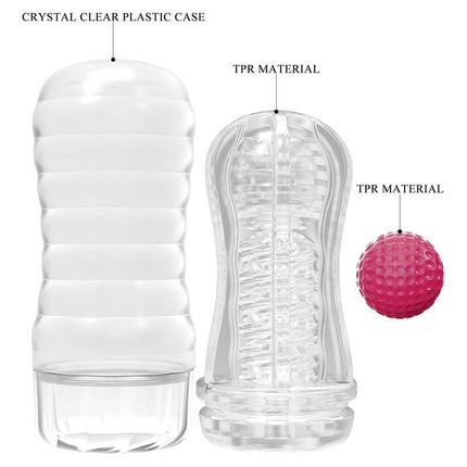 Black Hole Ball-Rolling Masturbator Cup Pink