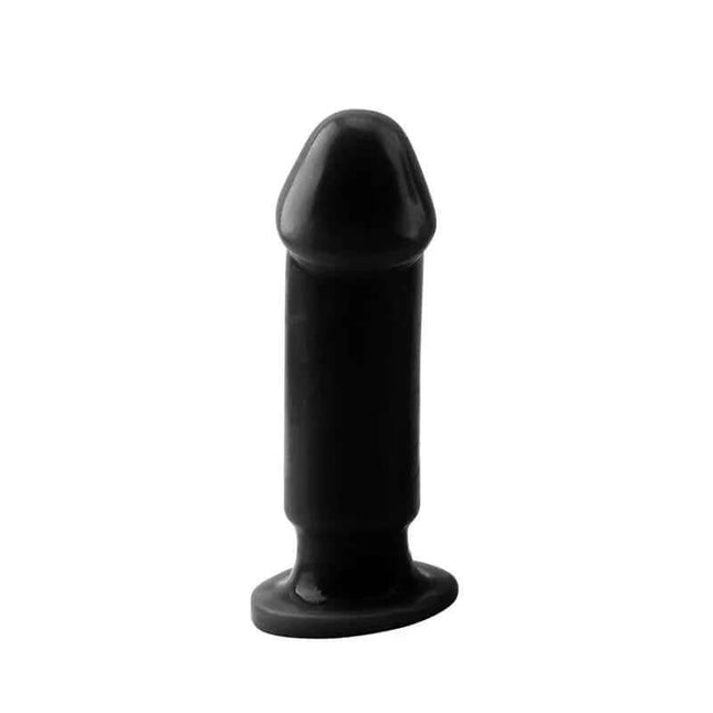 Black Medium Butt Plug Evil Size M 12.5 x 3.7 cm